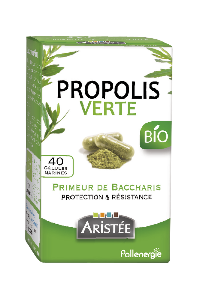 Propolis de baccharis verte en gélules (bio) - 40 gélules