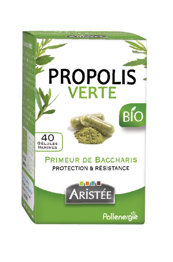 [VERTE] Propolis de baccharis verte en gélules (bio) - 40 gélules